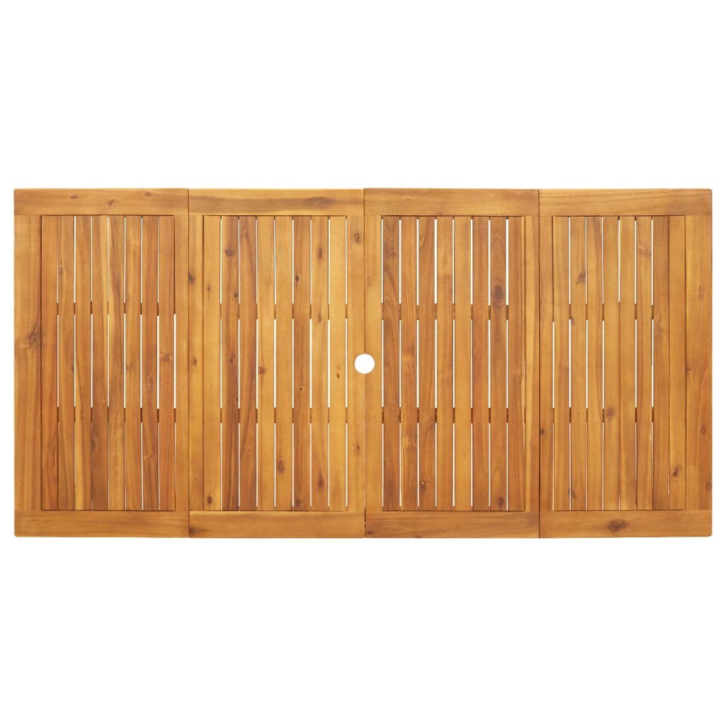 Tuintafel 180x90x75 cm massief acaciahout Tuintafels | Creëer jouw Trendy Thuis | Gratis bezorgd & Retour | Trendy.nl