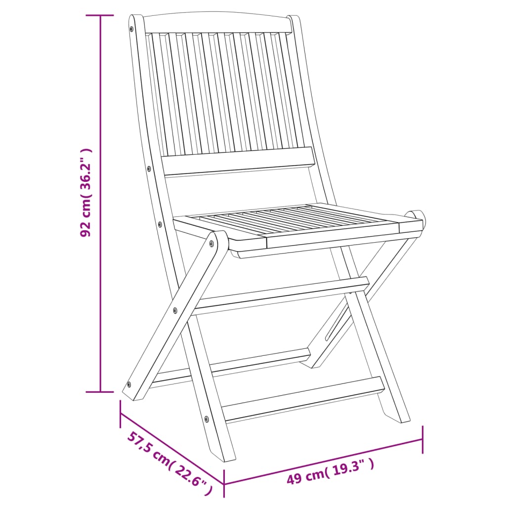 3-delige Tuinset massief acaciahout Tuinsets | Creëer jouw Trendy Thuis | Gratis bezorgd & Retour | Trendy.nl