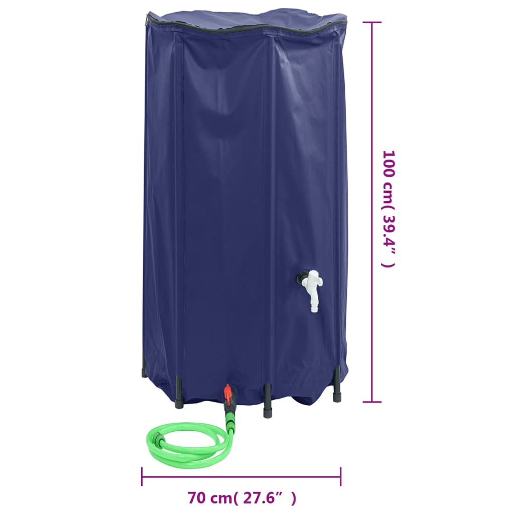 Watertank met kraan opvouwbaar 380 L PVC