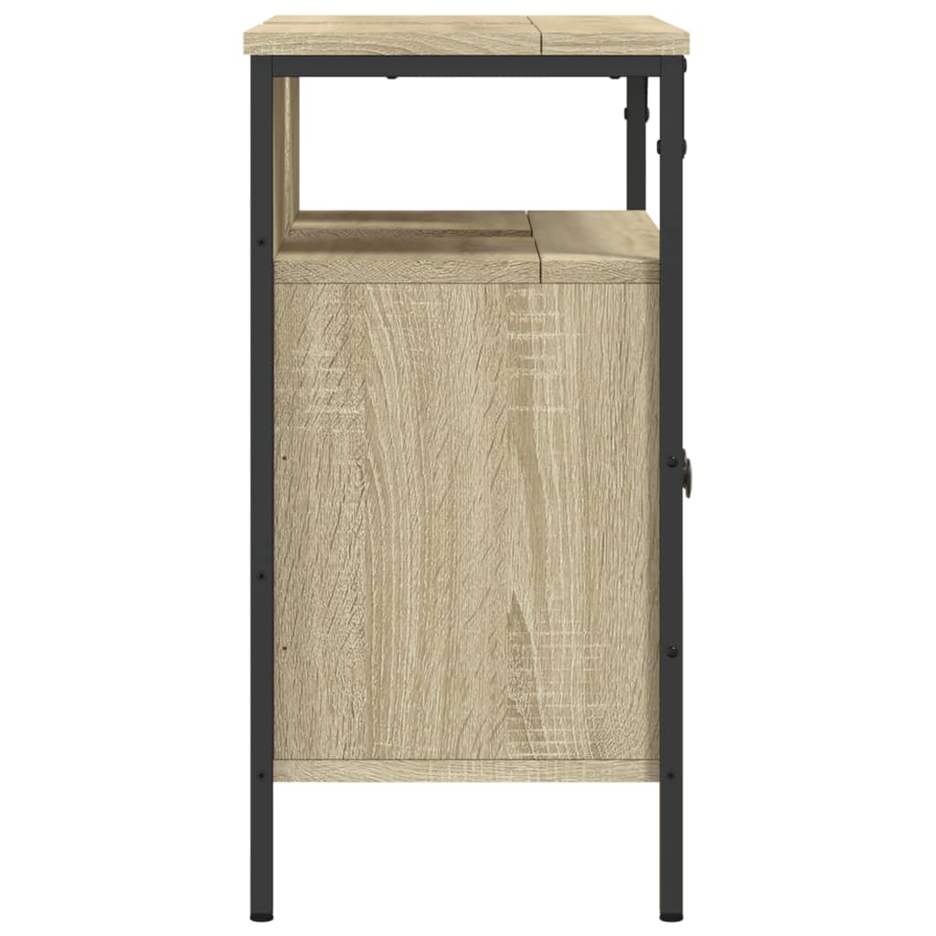 Wastafelkast 60x30x60 cm bewerkt hout sonoma eikenkleurig Kaptafels | Creëer jouw Trendy Thuis | Gratis bezorgd & Retour | Trendy.nl