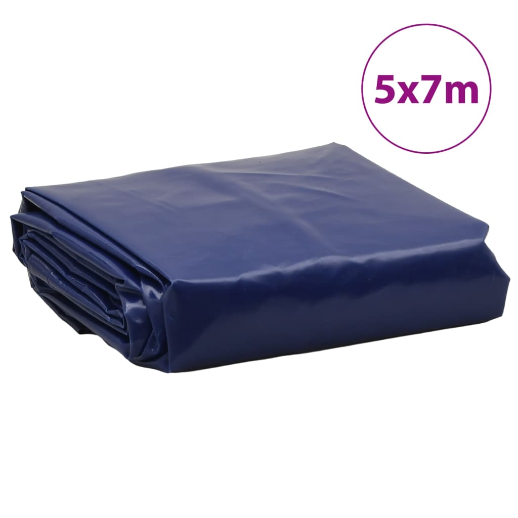 Dekzeil 650 g/m² 5x7 m blauw Afdekdoeken | Creëer jouw Trendy Thuis | Gratis bezorgd & Retour | Trendy.nl