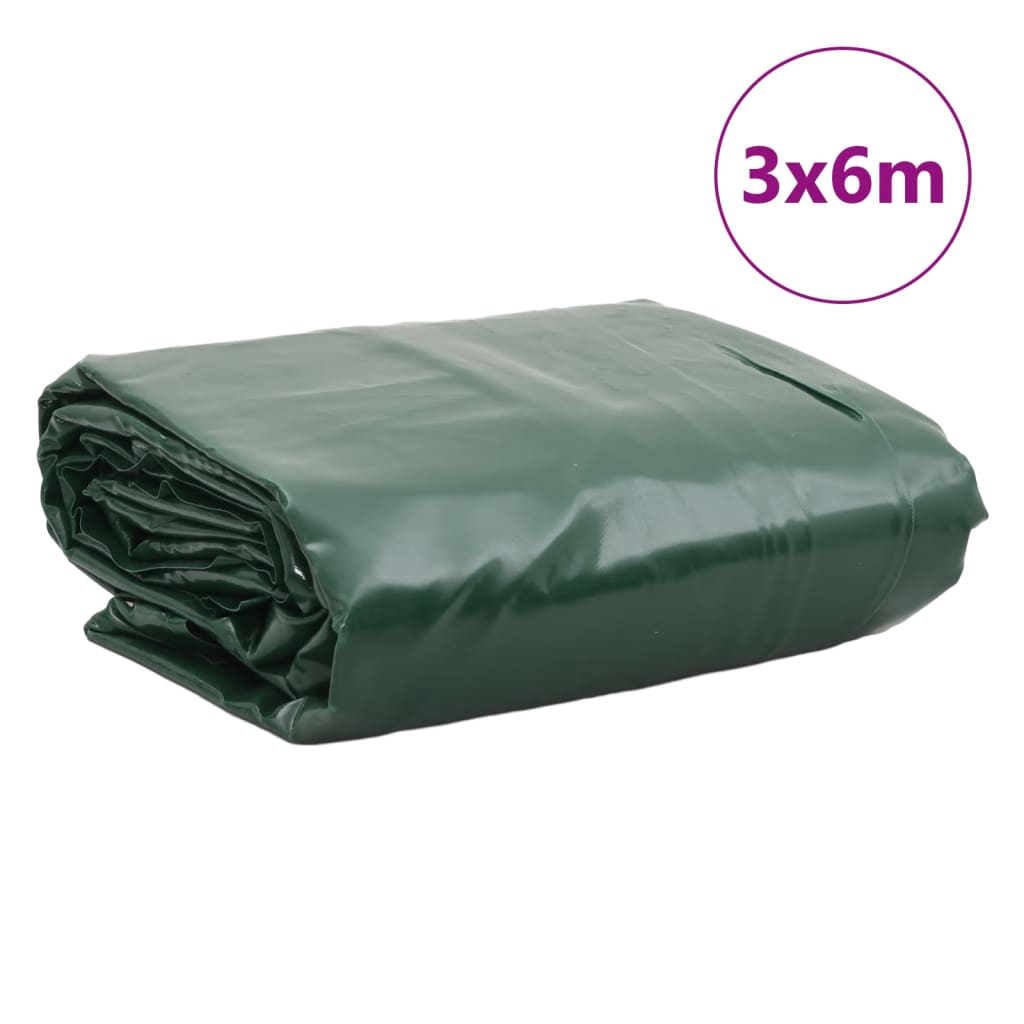 Dekzeil 650 g/m² 3x6 m groen Afdekdoeken | Creëer jouw Trendy Thuis | Gratis bezorgd & Retour | Trendy.nl