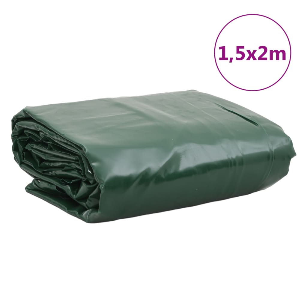 Dekzeil 650 g/m² 1,5x2 m groen