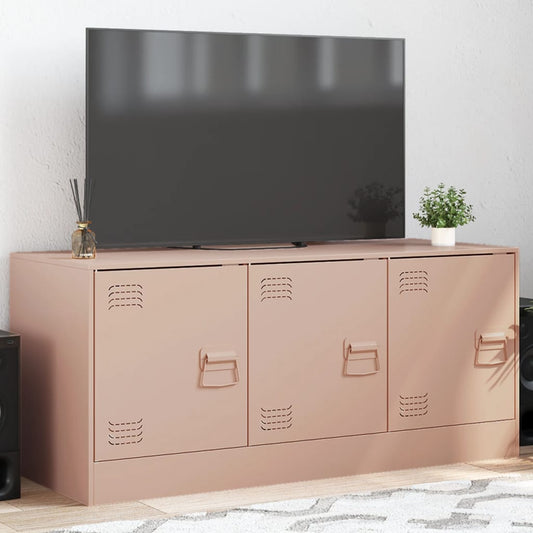 Tv-meubel 99x39x44 cm staal roze Tv-meubels | Creëer jouw Trendy Thuis | Gratis bezorgd & Retour | Trendy.nl