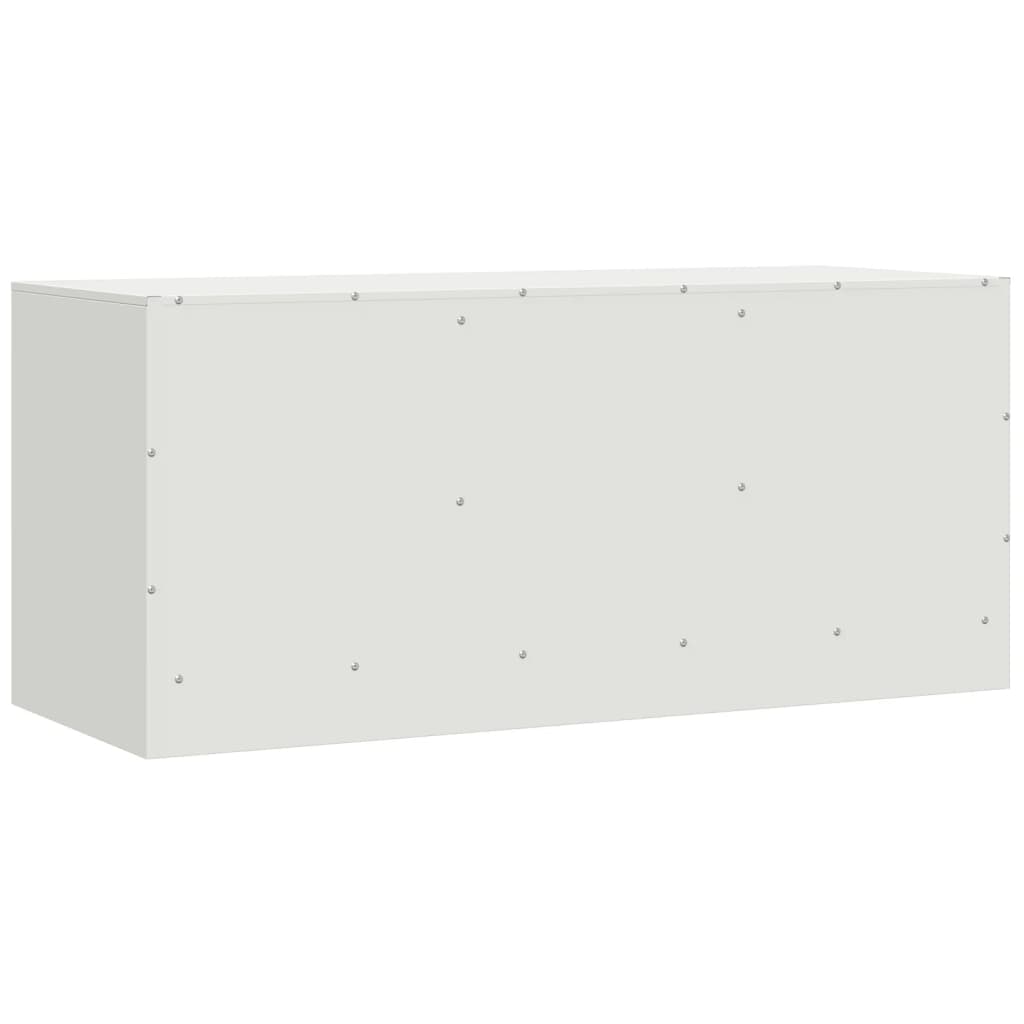 Tv-meubel 99x39x44 cm staal wit Tv-meubels | Creëer jouw Trendy Thuis | Gratis bezorgd & Retour | Trendy.nl