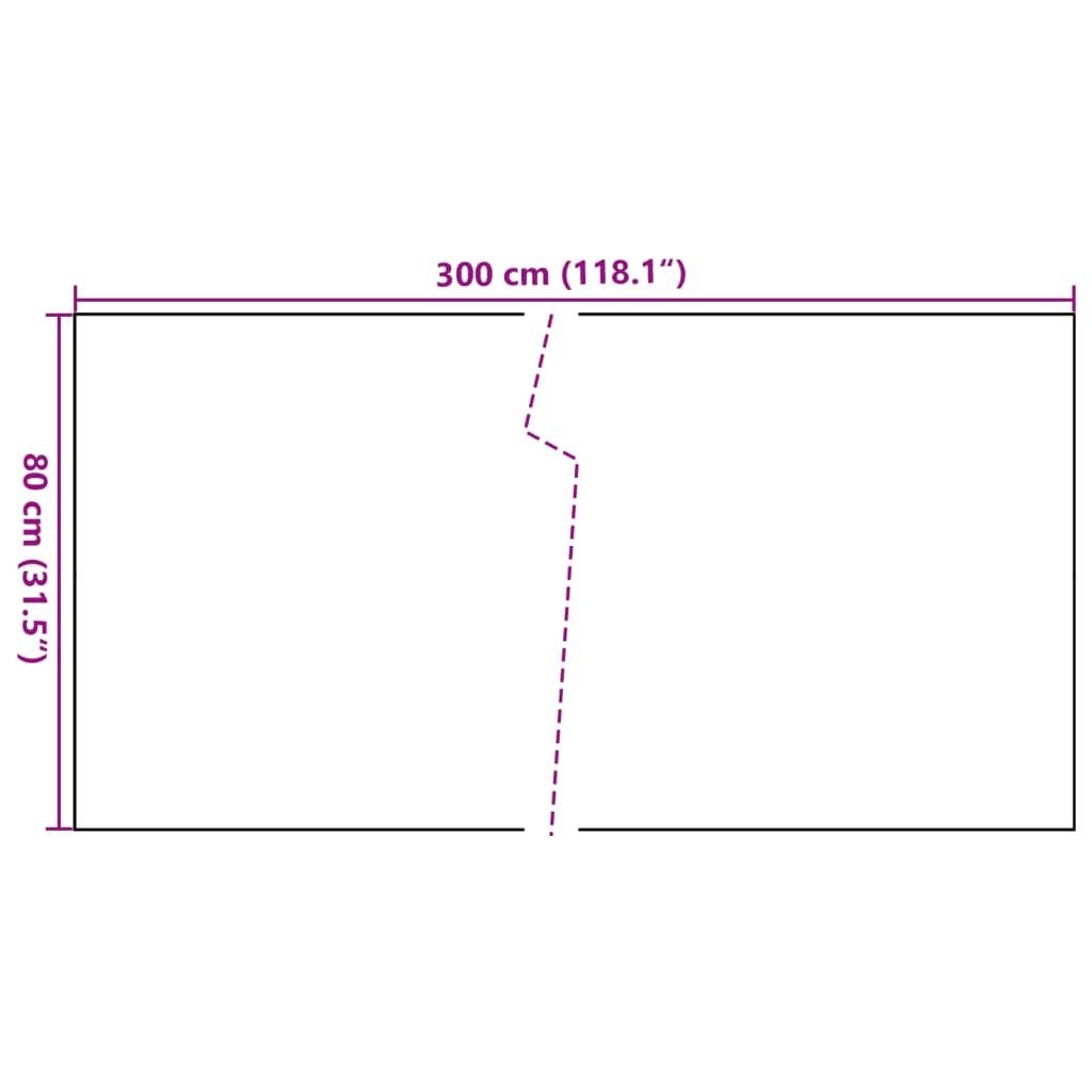 Balkonscherm 300x80 cm poly rattan zwart Schuttingen & hekwerken | Creëer jouw Trendy Thuis | Gratis bezorgd & Retour | Trendy.nl