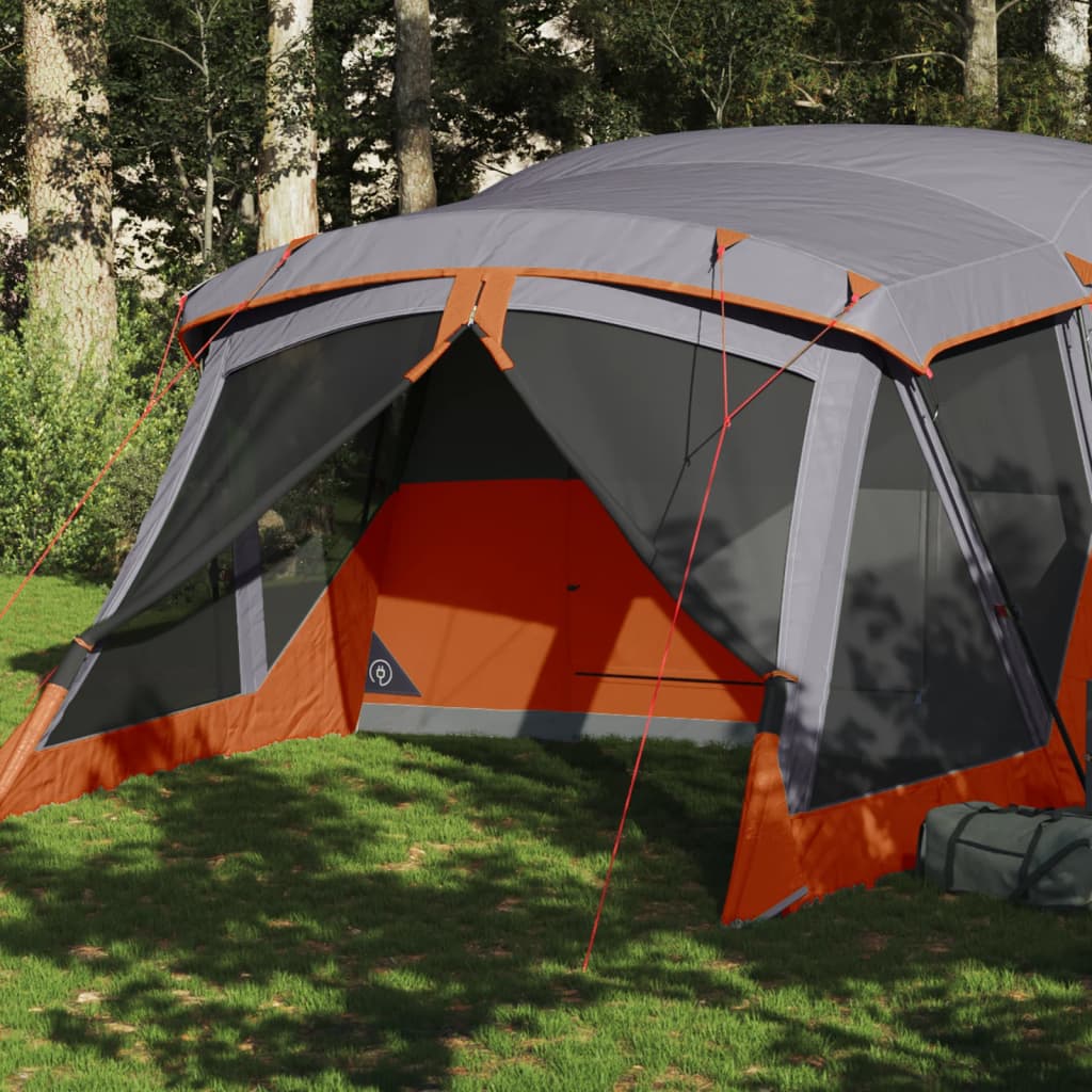 Tent met luifel 4-persoons waterdicht oranje Tenten | Creëer jouw Trendy Thuis | Gratis bezorgd & Retour | Trendy.nl