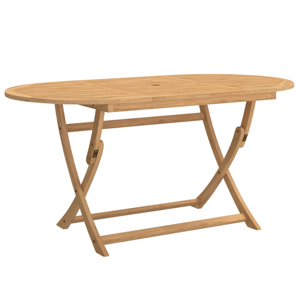 Tuintafel inklapbaar 160x85x75 cm massief acaciahout Tuintafels | Creëer jouw Trendy Thuis | Gratis bezorgd & Retour | Trendy.nl