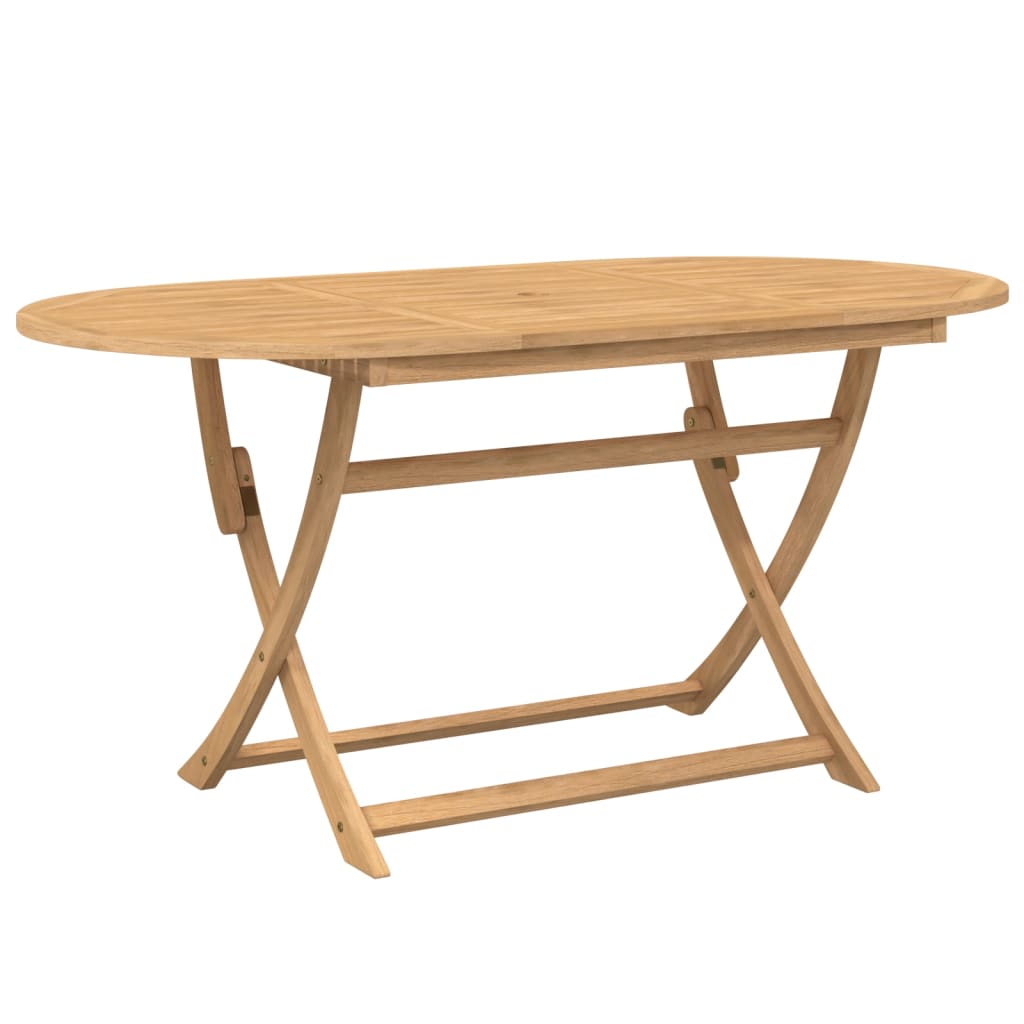 Tuintafel inklapbaar 160x85x75 cm massief acaciahout Tuintafels | Creëer jouw Trendy Thuis | Gratis bezorgd & Retour | Trendy.nl