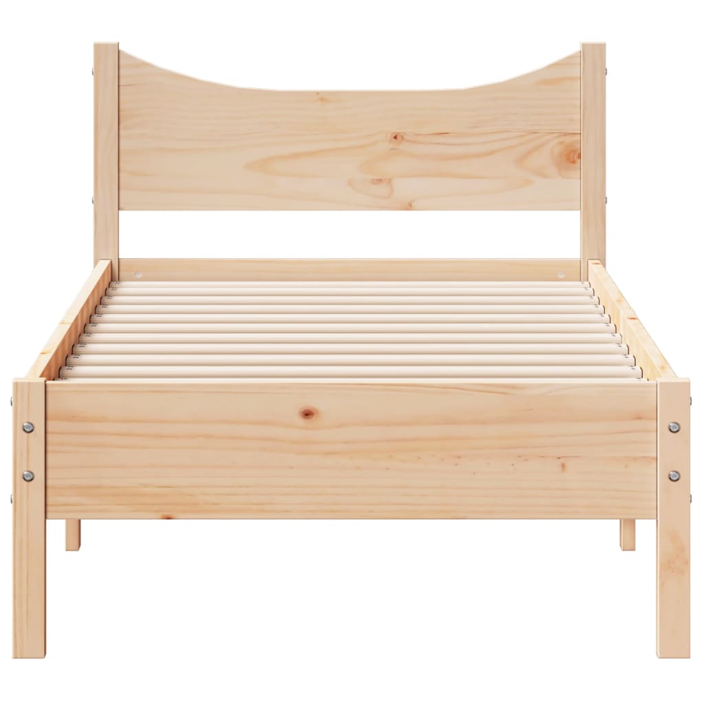 Bedframe zonder matras massief grenenhout 100x200 cm Bedden & bedframes | Creëer jouw Trendy Thuis | Gratis bezorgd & Retour | Trendy.nl