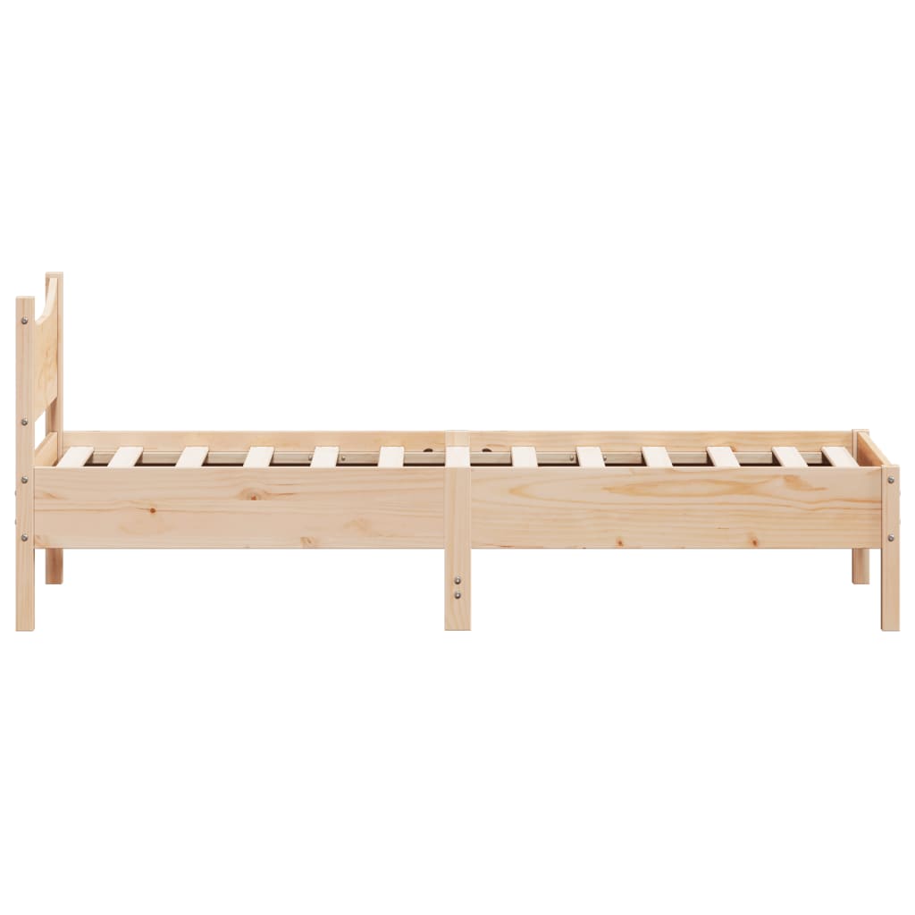 Bedframe zonder matras massief grenenhout 100x200 cm Bedden & bedframes | Creëer jouw Trendy Thuis | Gratis bezorgd & Retour | Trendy.nl