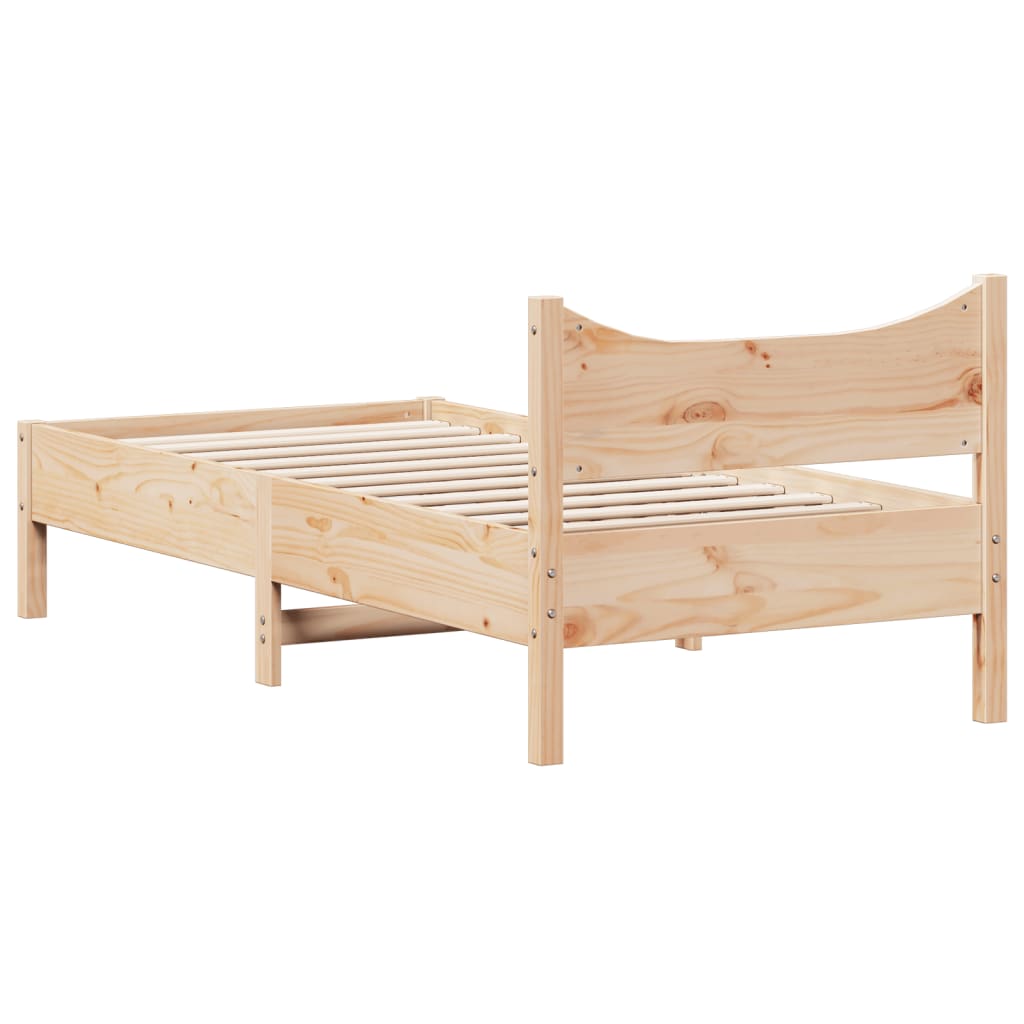 Bedframe zonder matras massief grenenhout 100x200 cm Bedden & bedframes | Creëer jouw Trendy Thuis | Gratis bezorgd & Retour | Trendy.nl