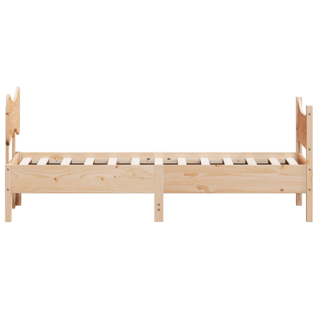 Bedframe zonder matras massief grenenhout 90x190 cm Bedden & bedframes | Creëer jouw Trendy Thuis | Gratis bezorgd & Retour | Trendy.nl