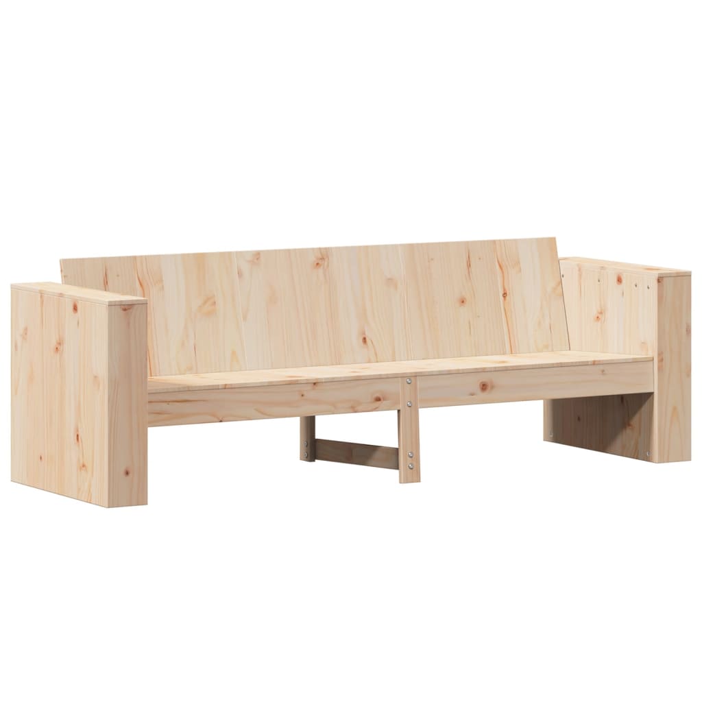 Tuinbank 3-zits 189x60x62 cm massief grenenhout Loungebanken | Creëer jouw Trendy Thuis | Gratis bezorgd & Retour | Trendy.nl