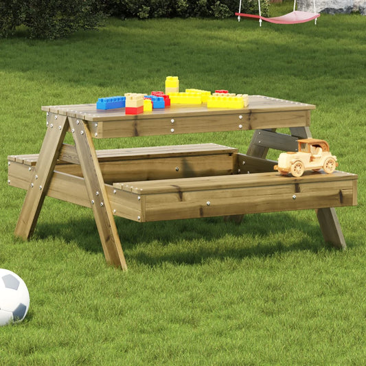 Picknicktafel voor kinderen 88x97x52 cm geïmpregneerd hout Tuintafels | Creëer jouw Trendy Thuis | Gratis bezorgd & Retour | Trendy.nl
