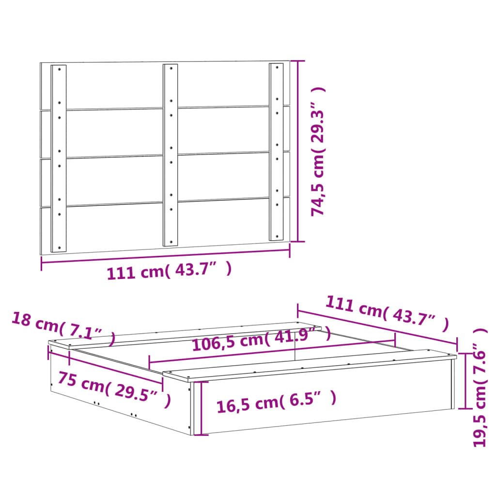 Zandbak met deksel 111x111x19,5 cm massief grenenhout Zandbakken | Creëer jouw Trendy Thuis | Gratis bezorgd & Retour | Trendy.nl