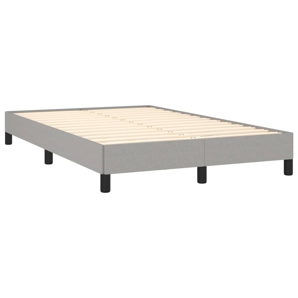 Bedframe stof lichtgrijs 120x190 cm Bedden & bedframes | Creëer jouw Trendy Thuis | Gratis bezorgd & Retour | Trendy.nl