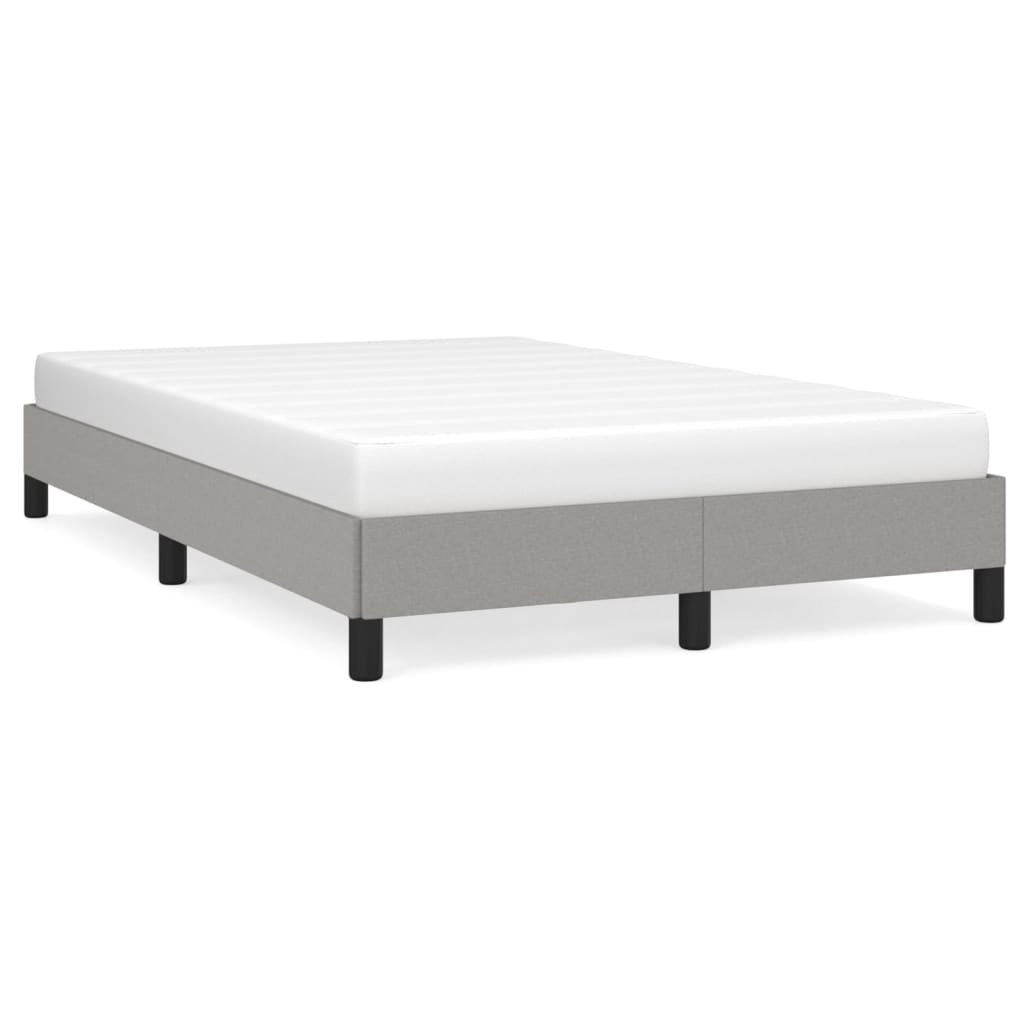 Bedframe stof lichtgrijs 120x190 cm Bedden & bedframes | Creëer jouw Trendy Thuis | Gratis bezorgd & Retour | Trendy.nl