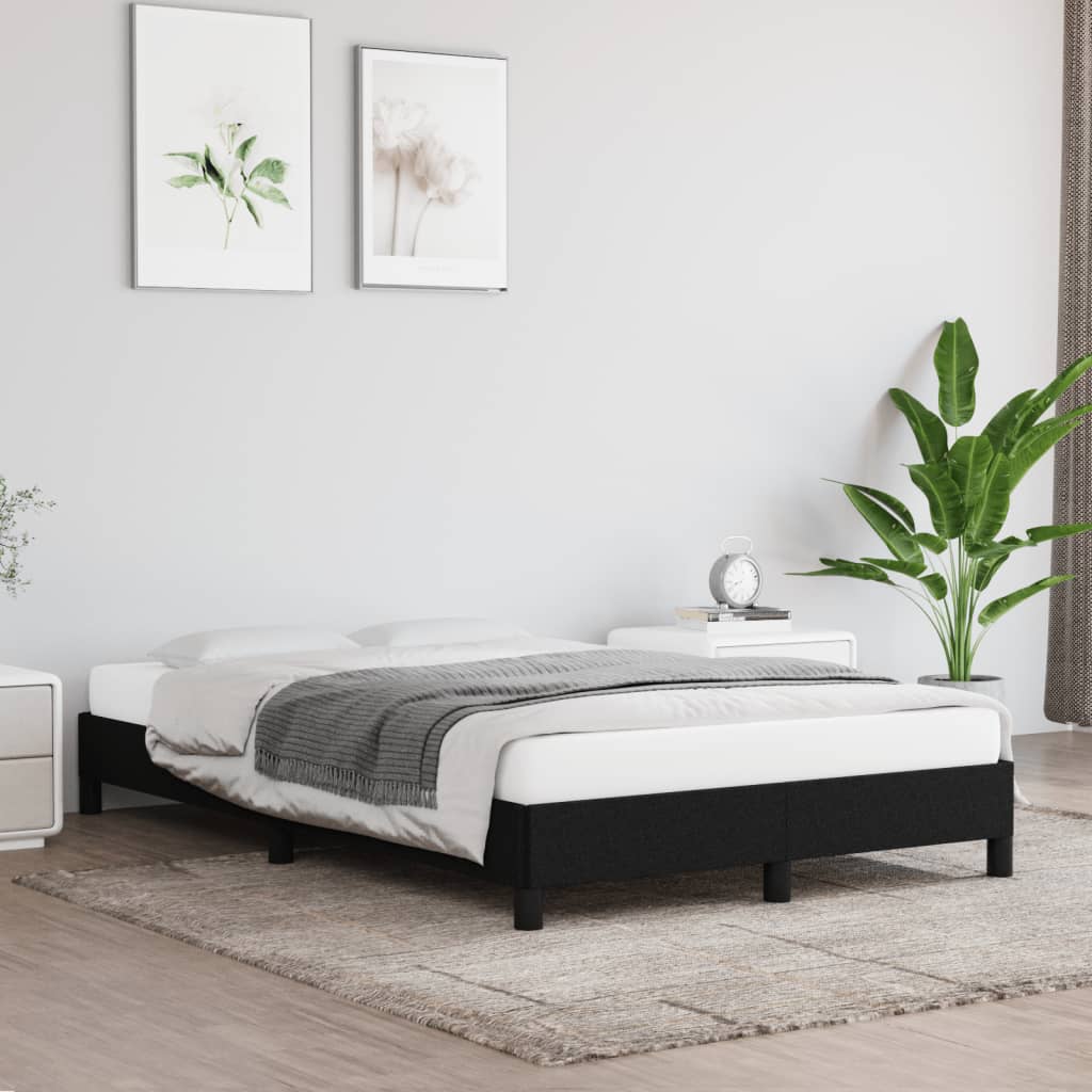 Bedframe stof zwart 120x190 cm Bedden & bedframes | Creëer jouw Trendy Thuis | Gratis bezorgd & Retour | Trendy.nl