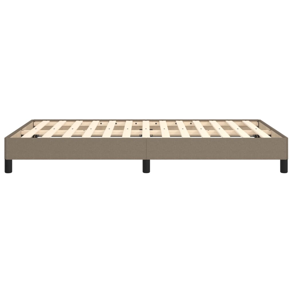 Bedframe stof taupe 120x190 cm Bedden & bedframes | Creëer jouw Trendy Thuis | Gratis bezorgd & Retour | Trendy.nl