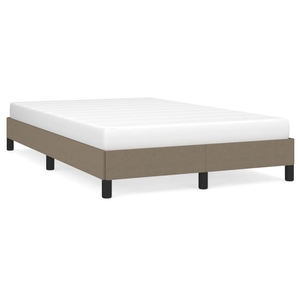 Bedframe stof taupe 120x190 cm Bedden & bedframes | Creëer jouw Trendy Thuis | Gratis bezorgd & Retour | Trendy.nl