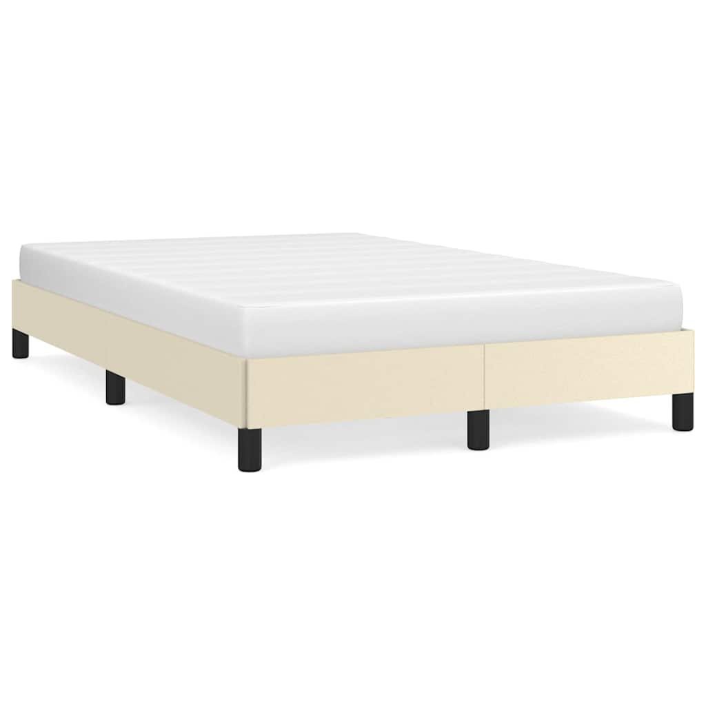 Bedframe zonder matras 120x190 cm kunstleer crème