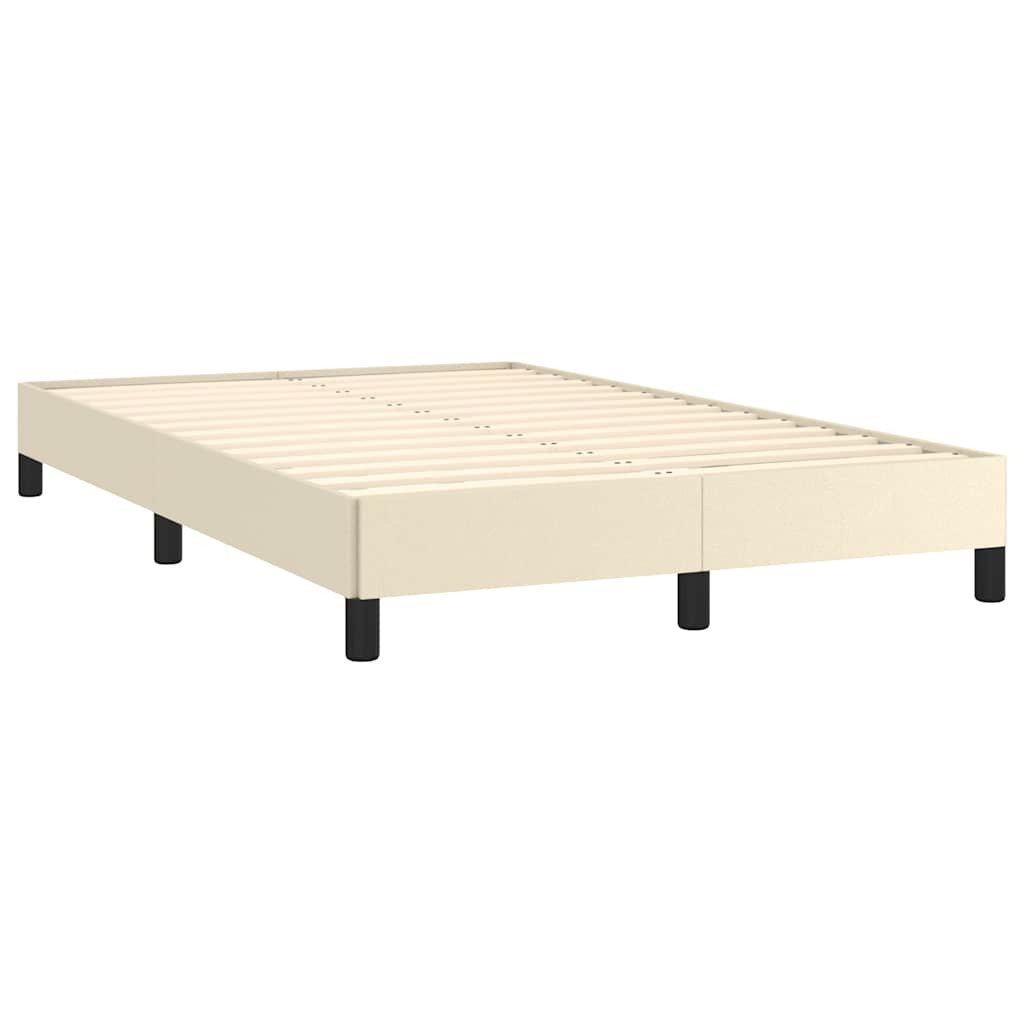 Bedframe zonder matras 120x190 cm kunstleer crème