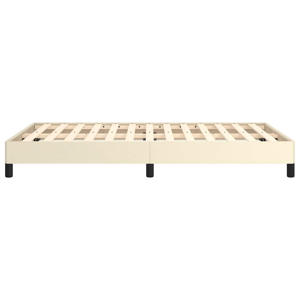 Bedframe zonder matras 120x190 cm kunstleer crème