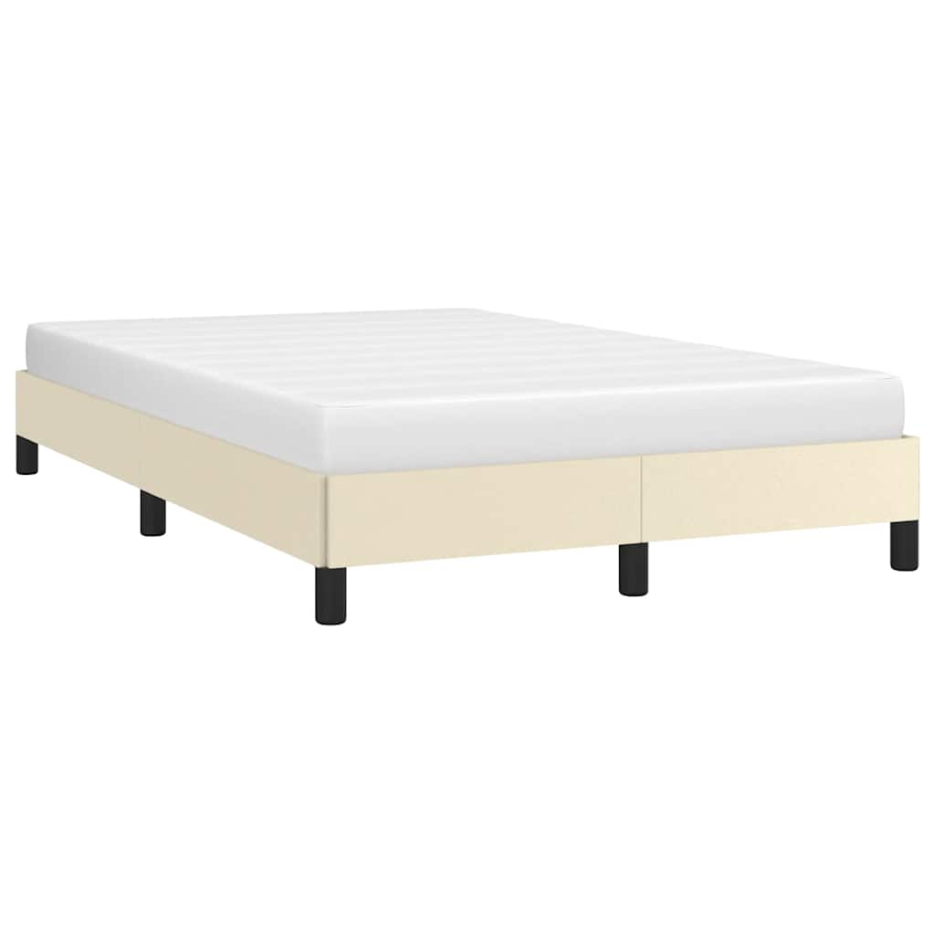 Bedframe zonder matras 120x190 cm kunstleer crème