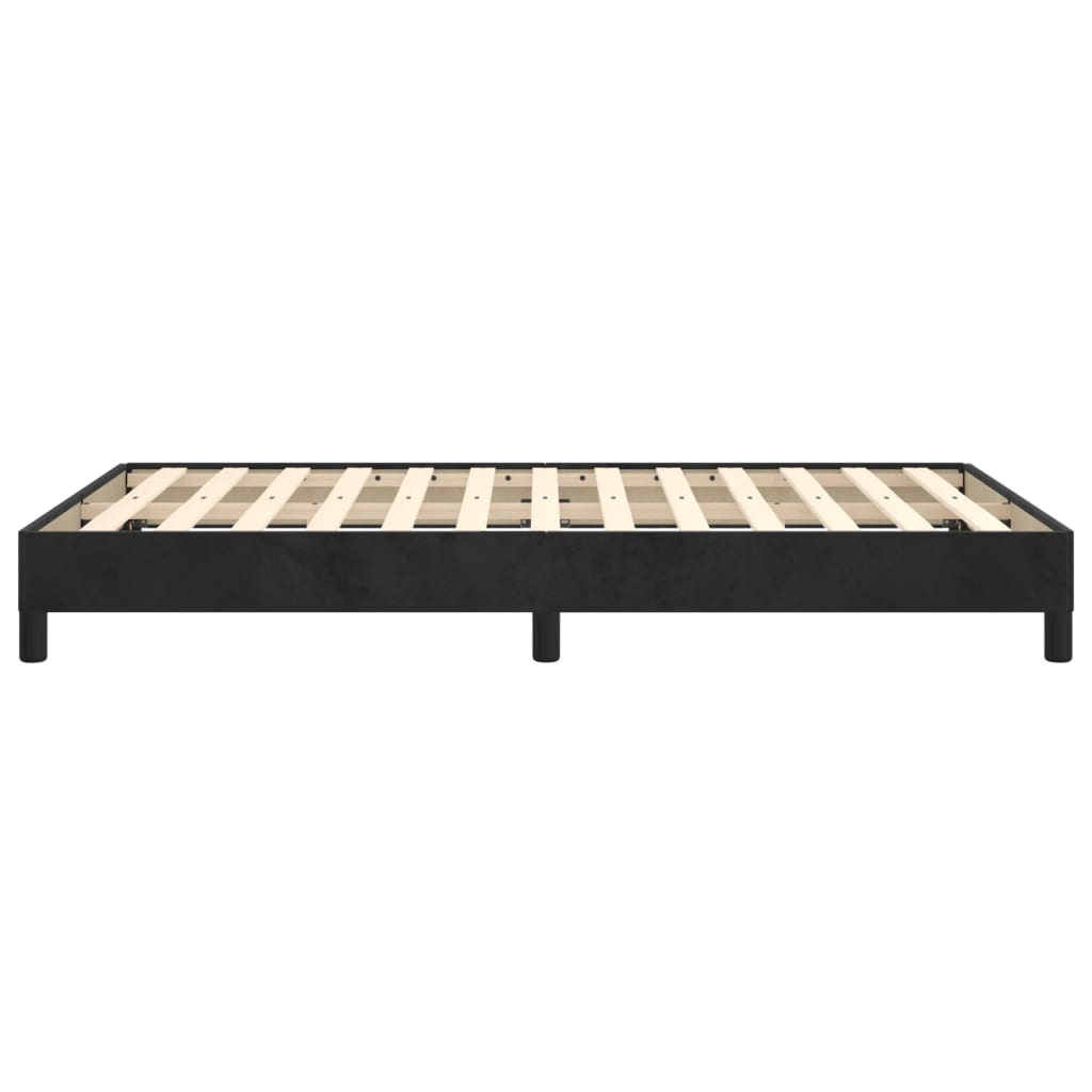 Bedframe fluweel zwart 120x190 cm Bedden & bedframes | Creëer jouw Trendy Thuis | Gratis bezorgd & Retour | Trendy.nl