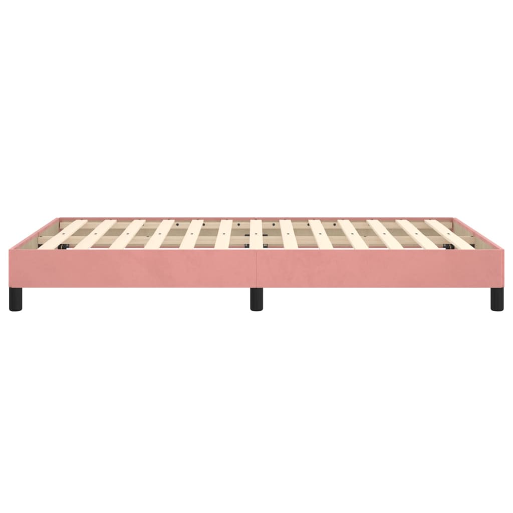 Bedframe fluweel roze 120x190 cm Bedden & bedframes | Creëer jouw Trendy Thuis | Gratis bezorgd & Retour | Trendy.nl