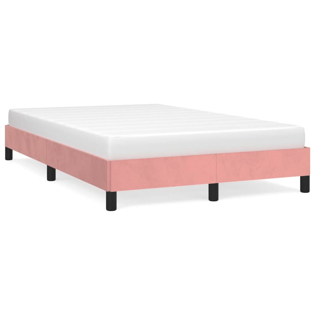 Bedframe fluweel roze 120x190 cm Bedden & bedframes | Creëer jouw Trendy Thuis | Gratis bezorgd & Retour | Trendy.nl