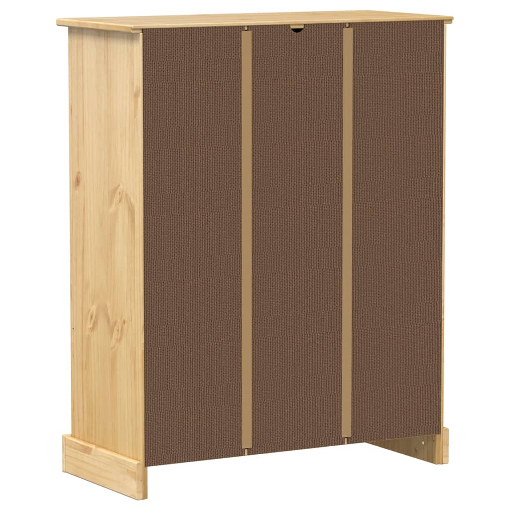 Schoenenkast Corona 86x38,5x108 cm massief grenenhout Schoenenrekken | Creëer jouw Trendy Thuis | Gratis bezorgd & Retour | Trendy.nl