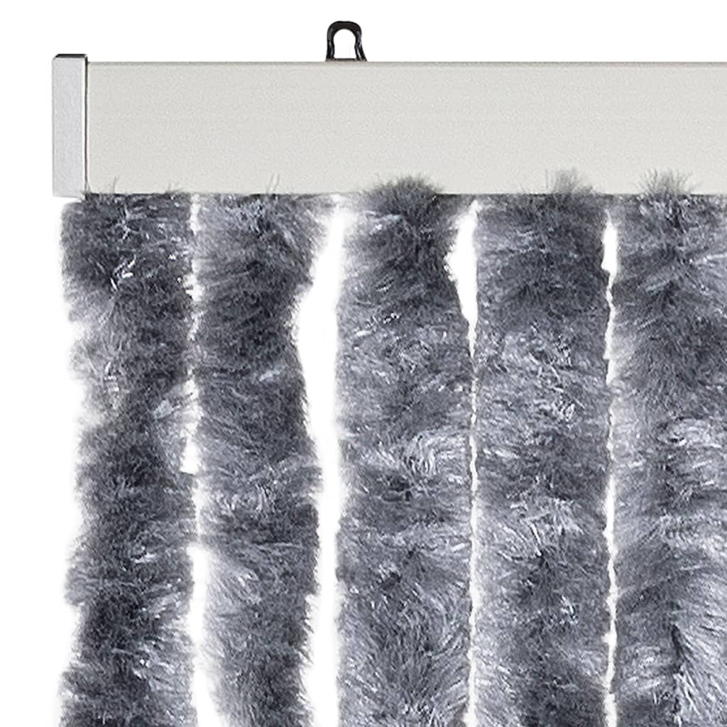 Vliegengordijn 100x200 cm chenille zilver Raamhorren | Creëer jouw Trendy Thuis | Gratis bezorgd & Retour | Trendy.nl