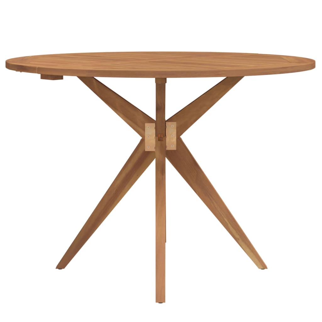 Tuintafel rond Ø110x75 cm massief acaciahout Tuintafels | Creëer jouw Trendy Thuis | Gratis bezorgd & Retour | Trendy.nl