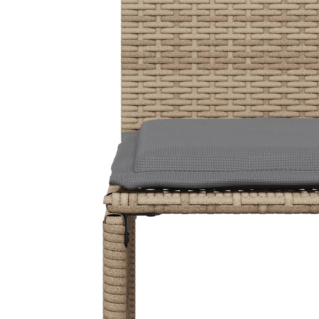 7-delige Tuinset met kussens poly rattan beige Tuinsets | Creëer jouw Trendy Thuis | Gratis bezorgd & Retour | Trendy.nl