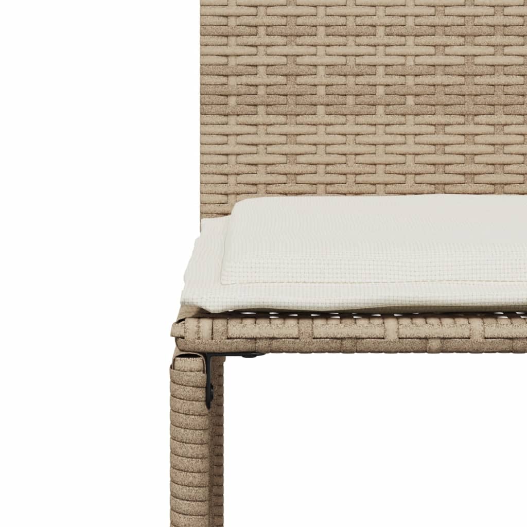 7-delige Tuinset met kussens poly rattan beige Tuinsets | Creëer jouw Trendy Thuis | Gratis bezorgd & Retour | Trendy.nl