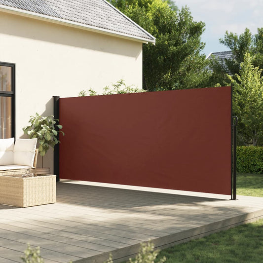 Windscherm uittrekbaar 160x300 cm bruin Parasols en zonneschermen | Creëer jouw Trendy Thuis | Gratis bezorgd & Retour | Trendy.nl