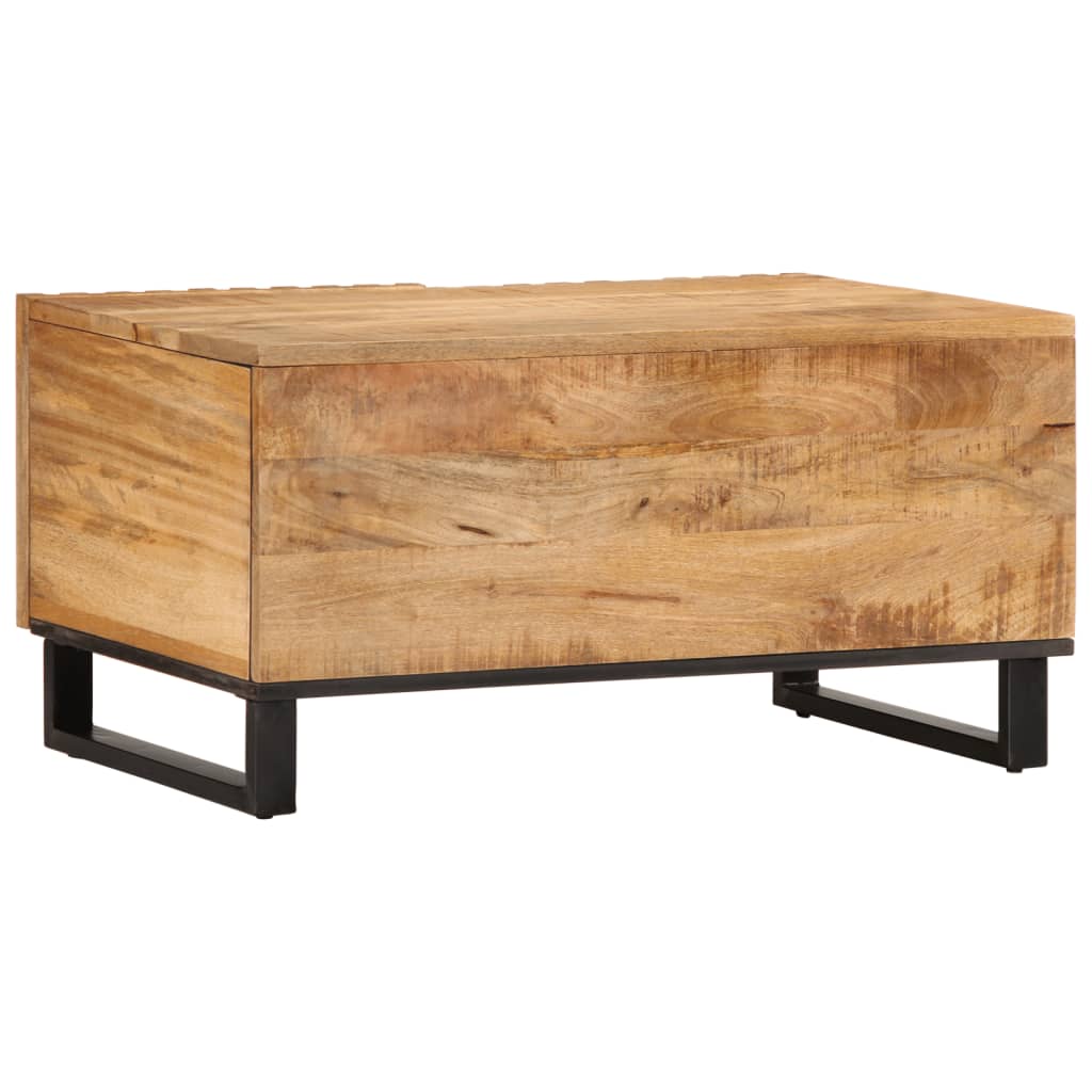 Salontafel 80x51x40 cm massief ruw mangohout Salontafels | Creëer jouw Trendy Thuis | Gratis bezorgd & Retour | Trendy.nl