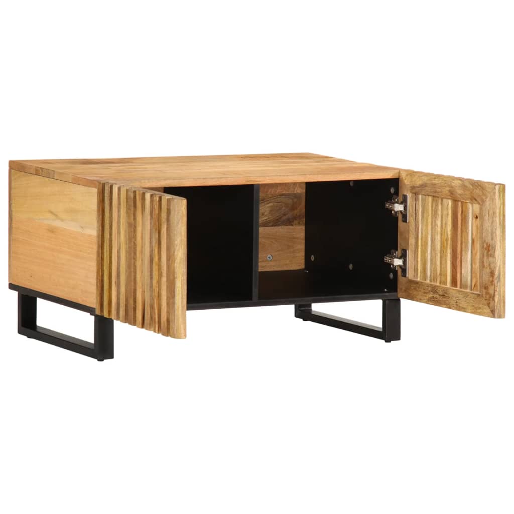 Salontafel 80x51x40 cm massief ruw mangohout Salontafels | Creëer jouw Trendy Thuis | Gratis bezorgd & Retour | Trendy.nl