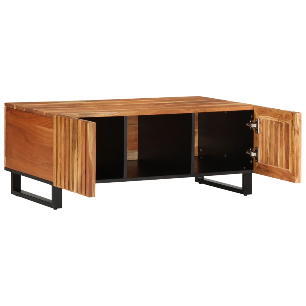 Salontafel 100x55x40 cm massief acaciahout Salontafels | Creëer jouw Trendy Thuis | Gratis bezorgd & Retour | Trendy.nl