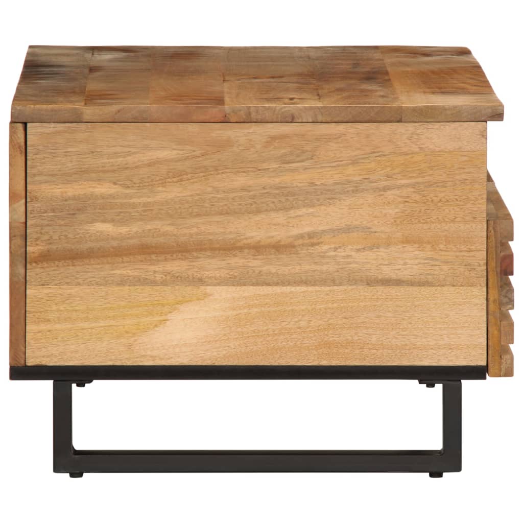 Salontafel 80x55x40 cm massief ruw mangohout Salontafels | Creëer jouw Trendy Thuis | Gratis bezorgd & Retour | Trendy.nl