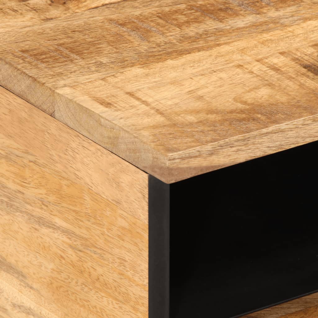 Salontafel 80x55x40 cm massief ruw mangohout Salontafels | Creëer jouw Trendy Thuis | Gratis bezorgd & Retour | Trendy.nl