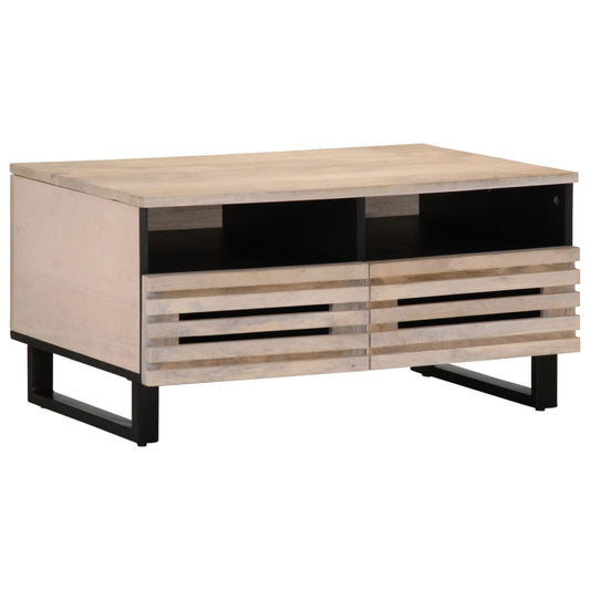 Salontafel 80x55x40 cm massief mangohout Salontafels | Creëer jouw Trendy Thuis | Gratis bezorgd & Retour | Trendy.nl