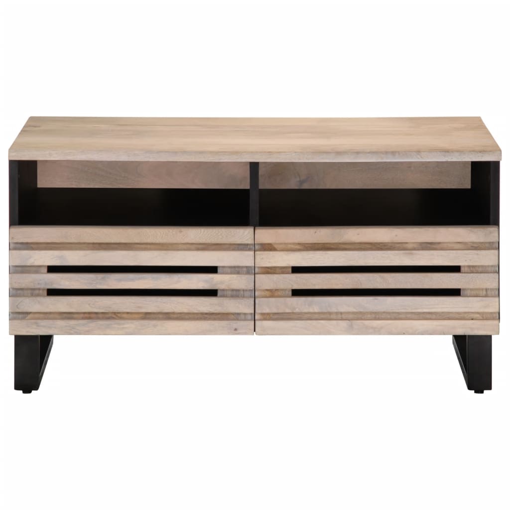 Salontafel 80x55x40 cm massief mangohout Salontafels | Creëer jouw Trendy Thuis | Gratis bezorgd & Retour | Trendy.nl