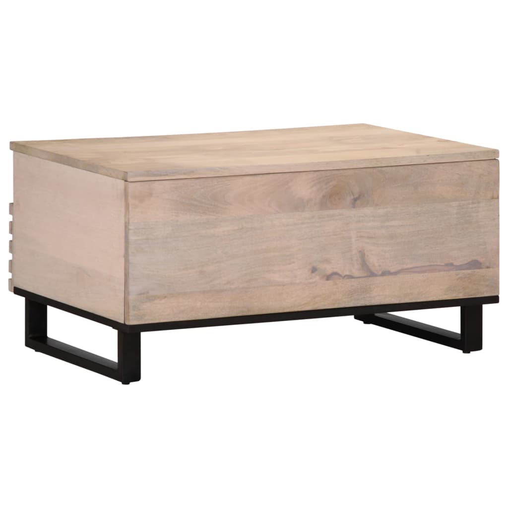 Salontafel 80x55x40 cm massief mangohout Salontafels | Creëer jouw Trendy Thuis | Gratis bezorgd & Retour | Trendy.nl