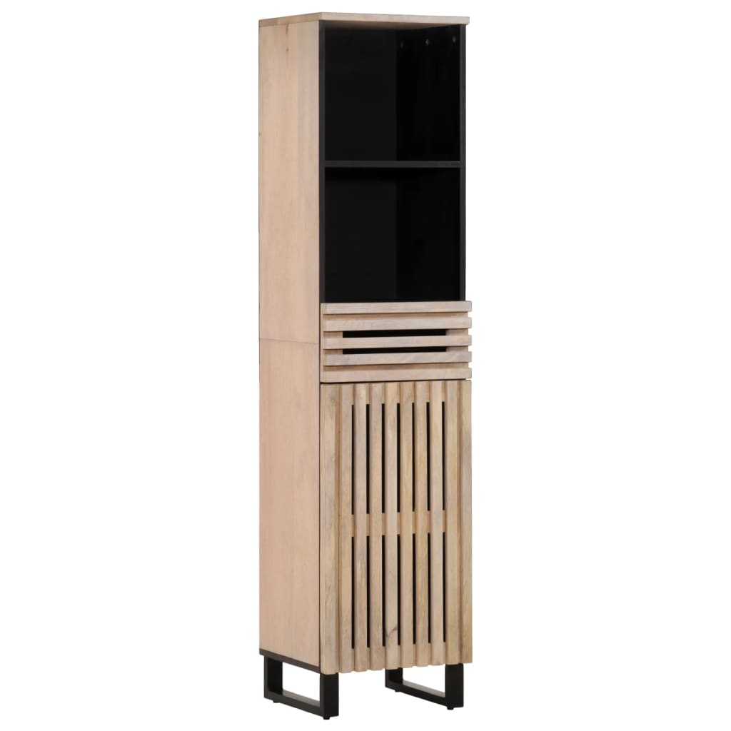 Dressoir 38x34x160 cm massief mangohout Opbergkasten & lockerkasten | Creëer jouw Trendy Thuis | Gratis bezorgd & Retour | Trendy.nl