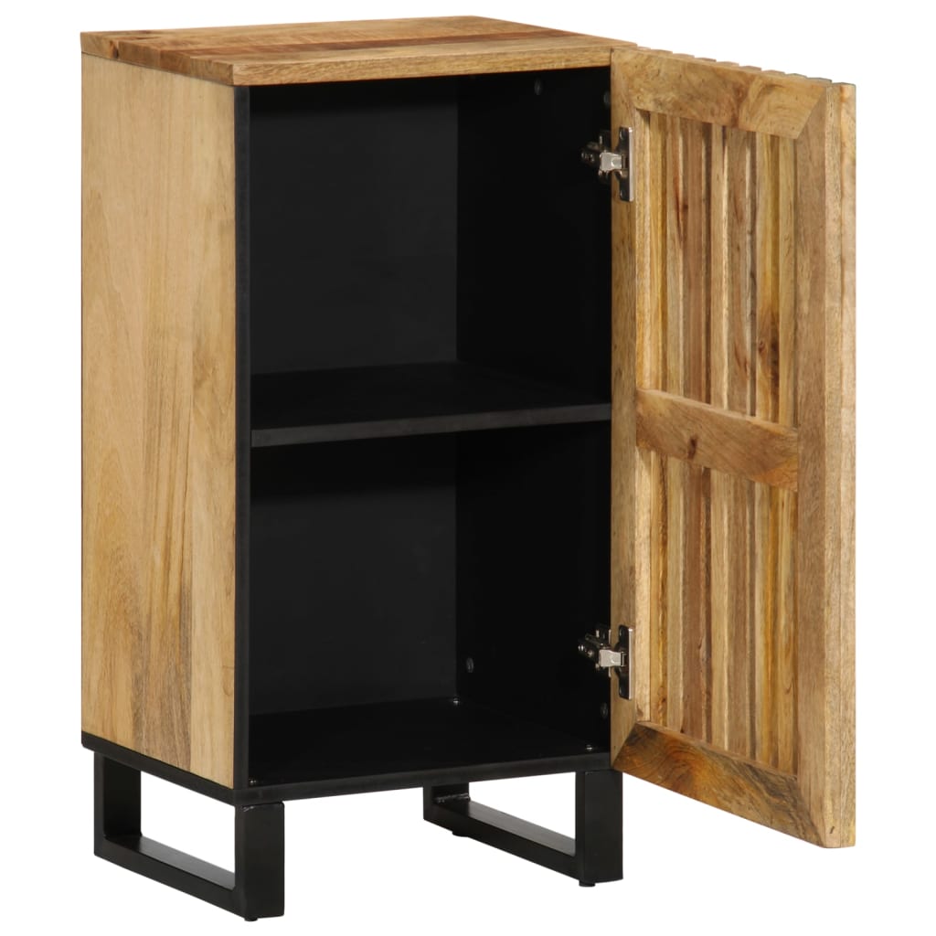 Dressoir 40x34x75 cm massief ruw mangohout Opbergkasten & lockerkasten | Creëer jouw Trendy Thuis | Gratis bezorgd & Retour | Trendy.nl