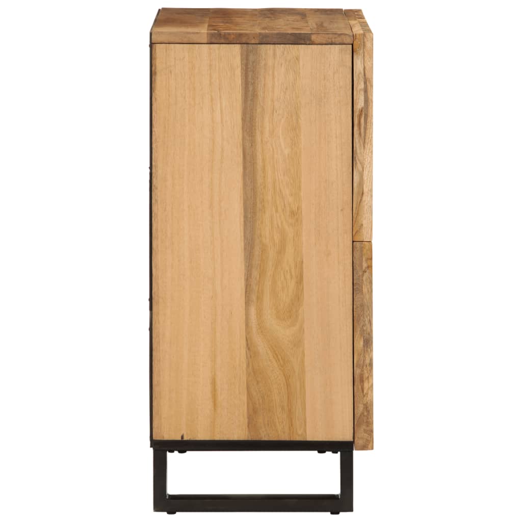 Dressoir 60x34x75 cm massief ruw mangohout Opbergkasten & lockerkasten | Creëer jouw Trendy Thuis | Gratis bezorgd & Retour | Trendy.nl