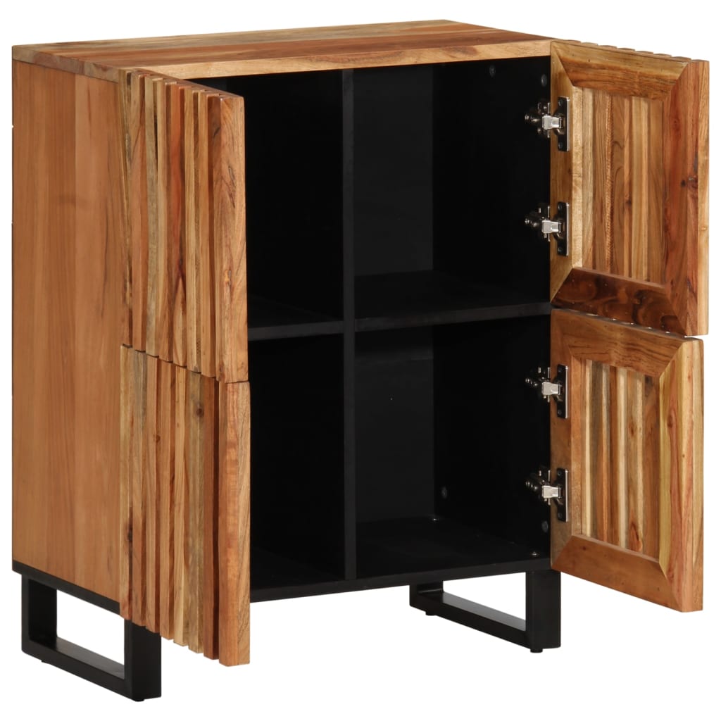 Dressoir 60x34x75 cm massief acaciahout Opbergkasten & lockerkasten | Creëer jouw Trendy Thuis | Gratis bezorgd & Retour | Trendy.nl